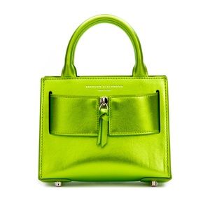 Brandon Blackwood Kuei Bag | Metallic Green Leather
